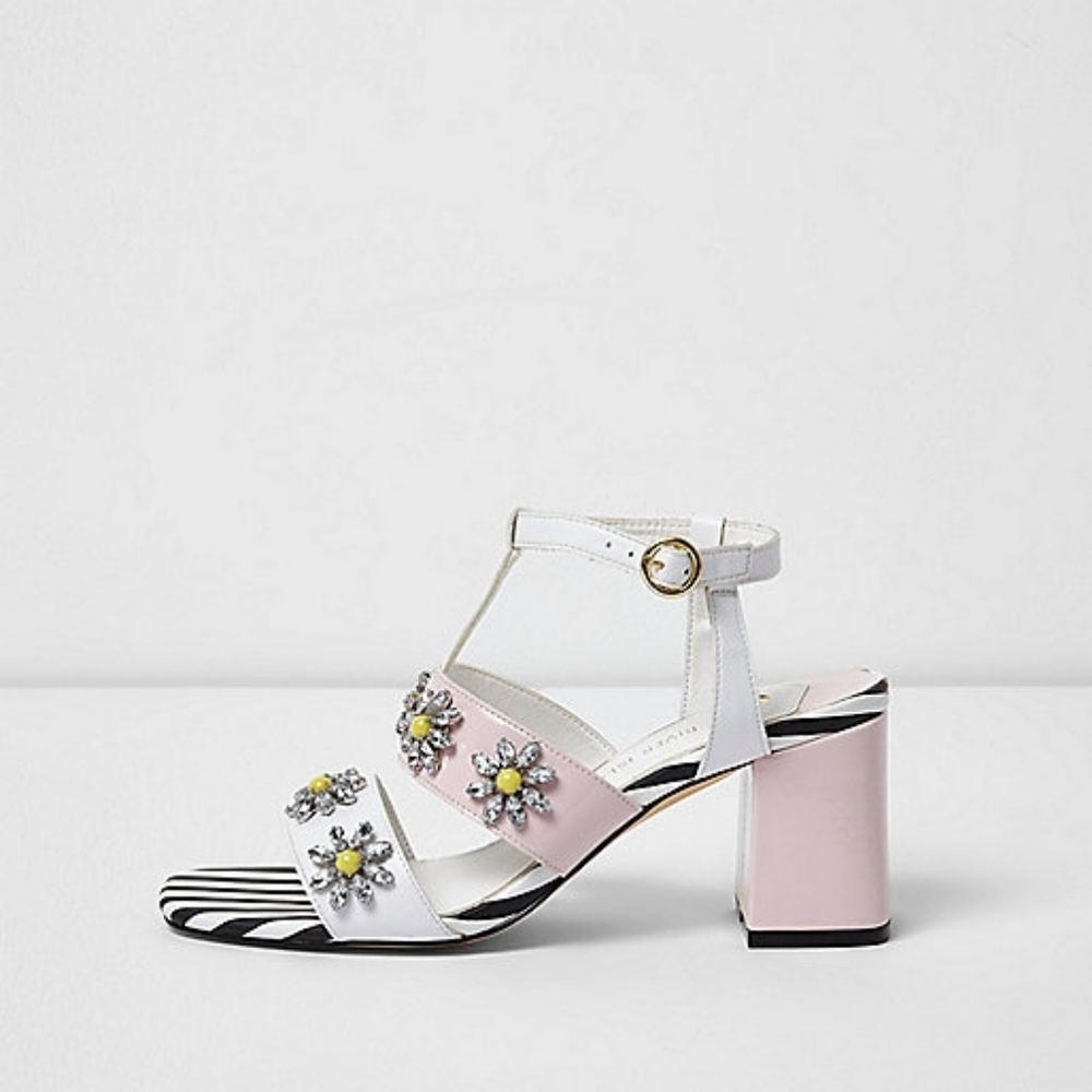 Daisy Rhinestone Heels - Picture 1 of 11
